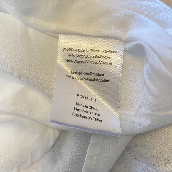 Modcloth Peeking at Perfection A-Line Skirt Cotton Floral Peach Orange NWT - Picture 9 of 11